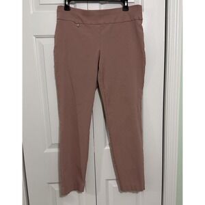 Alfani Pants Mauve Pink Stretch Pull On Women's Size 12